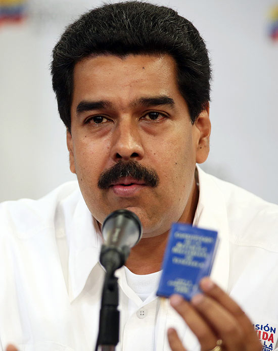 O vice-presidente Nicols Maduro