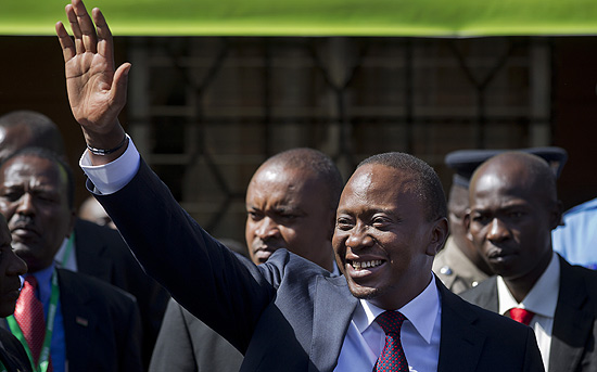 Uhuru Kenyatta, eleito presidente do Quênia