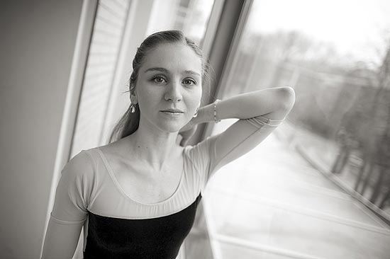 The brazilian dancer Carla Korbes from the Seattles Pacific Northwest Ballet