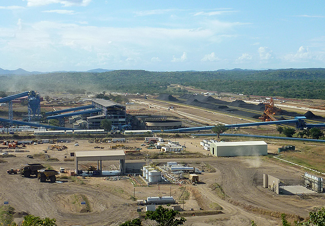 Mina de carvão da Vale em Moatize, província de Tete, Moçambique
