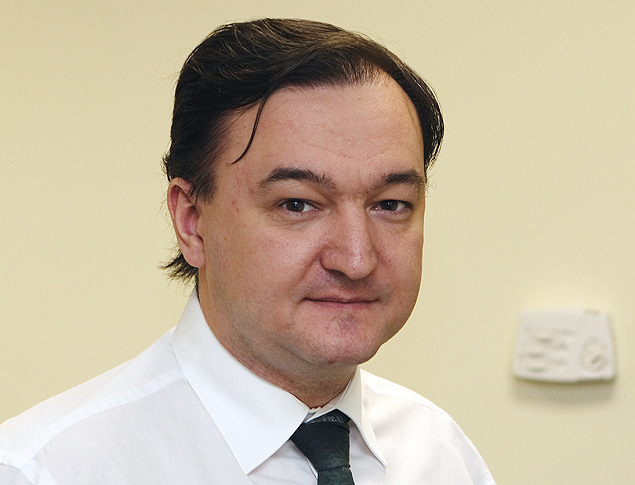 Advogado russo Serguei Magnitsky, em 2005; ele foi condenado de forma pstuma por fraude fiscal, em processo  revelia