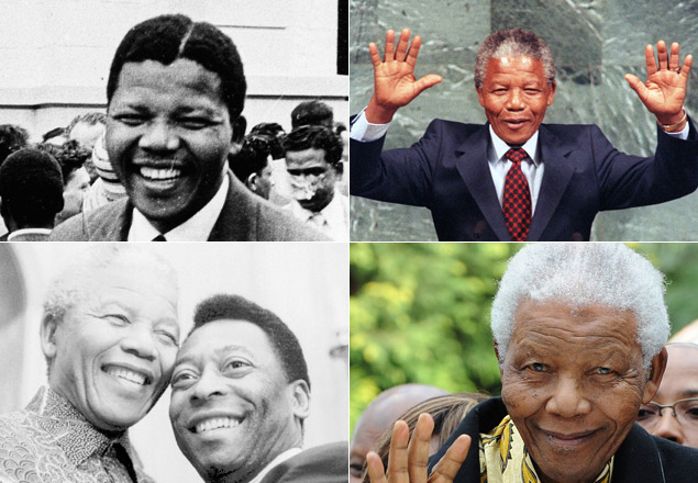 Clique na imagem para ver a cronologia de Nelson Mandela