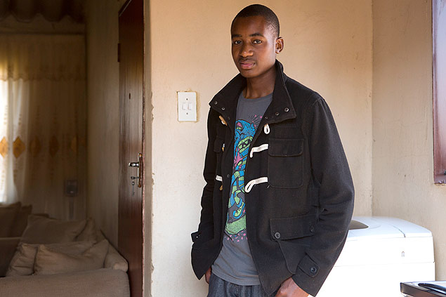 Miles Mabaane, 18, quer buscar novas estratgias para que os mais jovens possam voltar a se interessar pela poltica