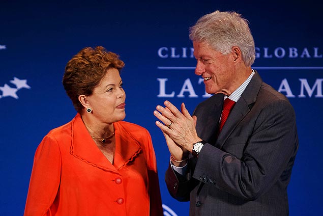 Dilma participa de encontro com Bill Clinton em evento da Clinton Global Initiative América Latina, no Rio