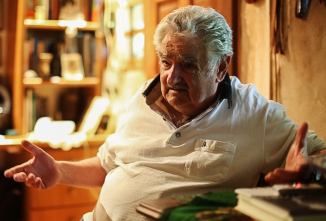 Mujica, em entrevista à Folha; presidente se enfureceu após chefe de órgão da ONU chamar país de 'pirata' por legalizar maconha
