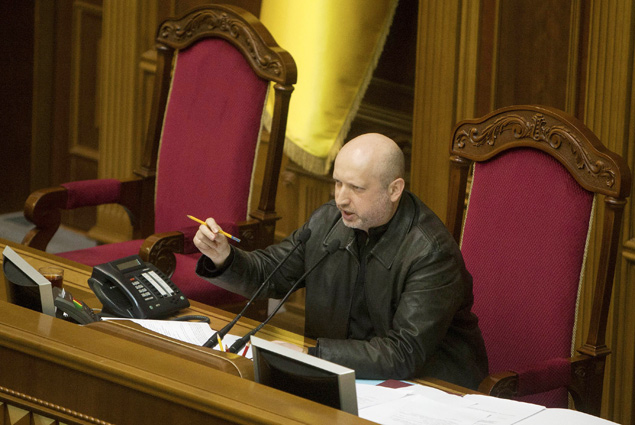 Oleksander Turchynov, brao direito de Yulia Timoshenko,  nomeado presidente interino da Ucrnia