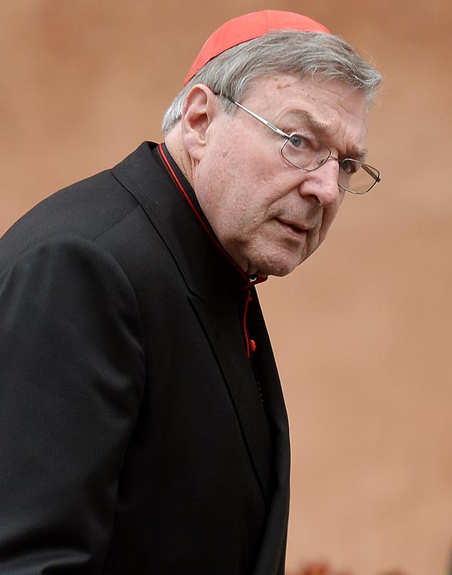 O cardeal australiano George Pell, nomeado nesta segunda responsvel pela nova Secretaria das Finanas do Vaticano