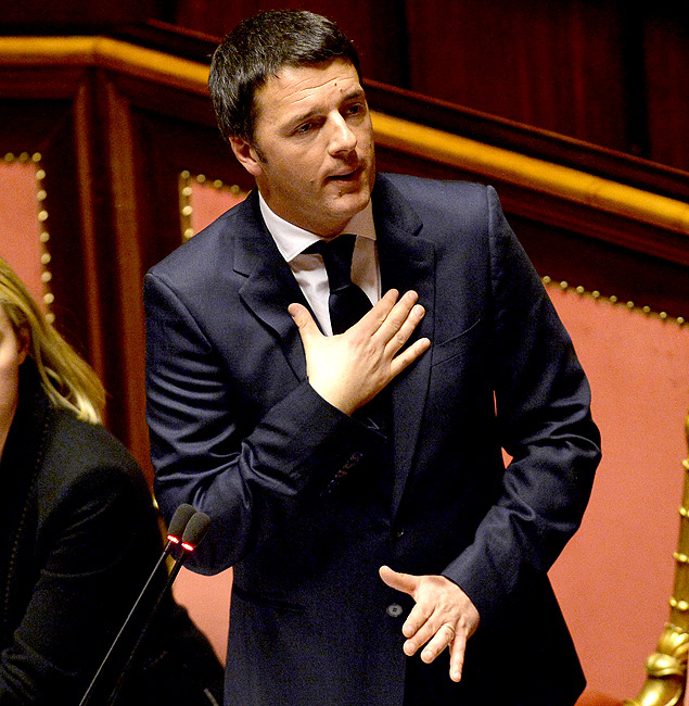 O premi italiano, Matteo Renzi, que decretou reduo de Imposto de Renda para 10 milhes