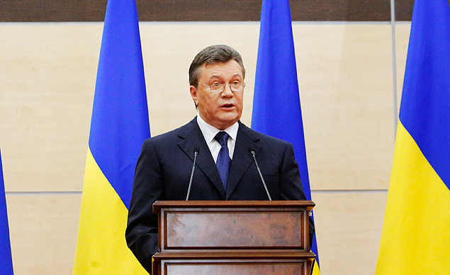 Viktor Yanukovich critica oposio durante entrevista coletiva no sul da Rssia