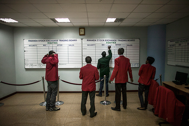 Bolsa de Valores de Ruanda, em Kigali; país busca investidores para impulsionar crescimento