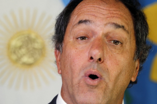 Daniel Scioli, governador da provncia de Buenos Aires e candidato  Presidncia da Argentina