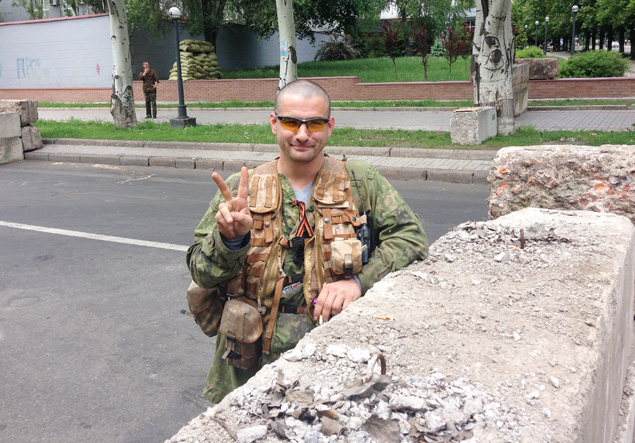 Andrey Kucherenko, 36, integrante das foras separatistas no leste ucraniano