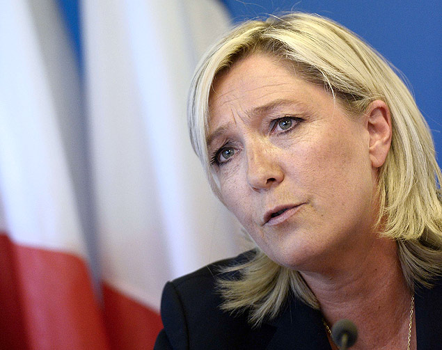 Marine Le Pen, lder da Frente Nacional, partido francs de extrema-direita