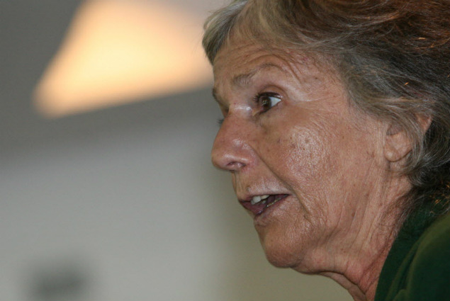 Beatriz Sarlo durante visita a So Paulo, em 2006