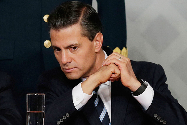 Presidente do Mxico, Enrique Pea Nieto, que enfrenta uma srie de escndalos no governo