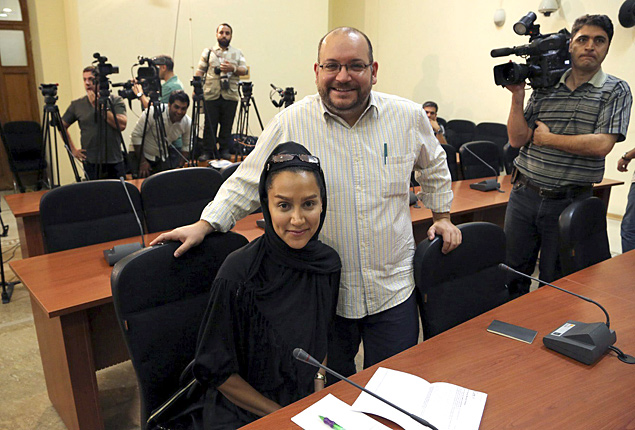 O jornalista Jason Rezaian e sua mulher, a também jornalista Yeganeh Salehi