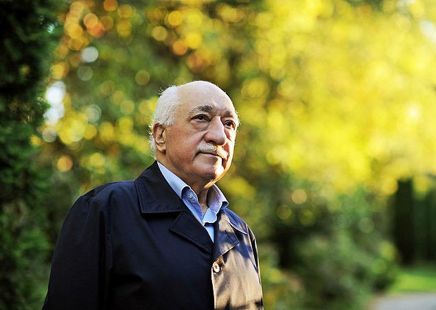 Fethullah Gülen, religioso turco, em sua casa na Pensilvãnia, nos EUA