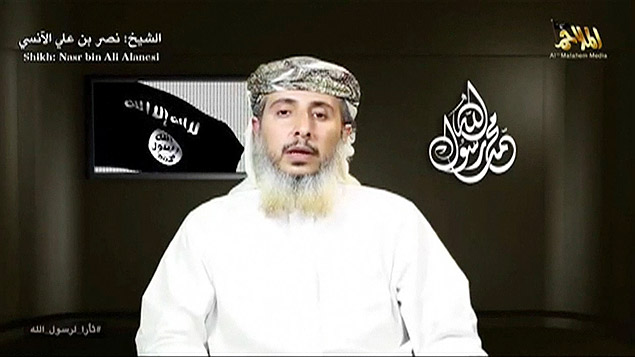 al-Ansi, em vídeo que reivindica a autoria do atentado ao "Charlie Hebdo" 