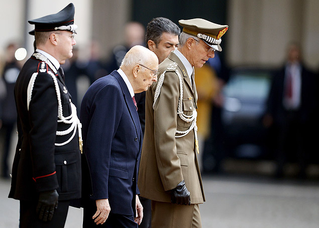 O presidente da Itlia, Giorgio Napolitano, renunciou nesta quarta ao cargo que ocupa desde 2006