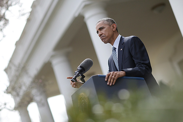 Presidente dos EUA, Barack Obama, faz pronunciamento sobre negociações nucleares com o Irã