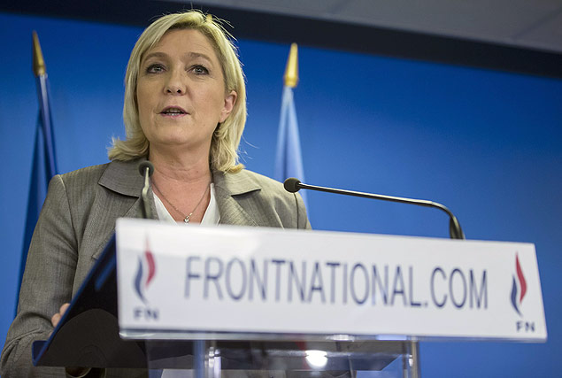 Marine Le Pen, presidente da Frente Nacional
