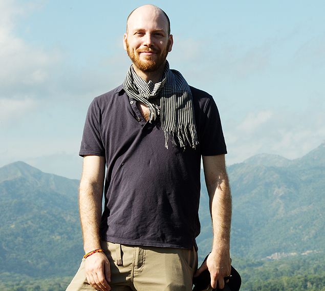 O jornalista Jonathan M. Katz no Haiti