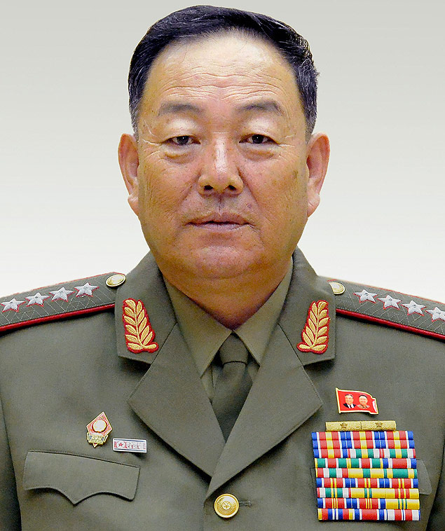 O ministro da Defesa norte-coreano Hyon Yong-chol, em foto sem data; ele foi executado, segundo mdia sul-coreana