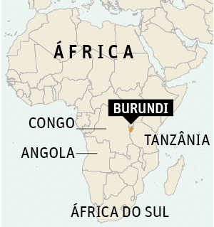 Onde fica Burundi