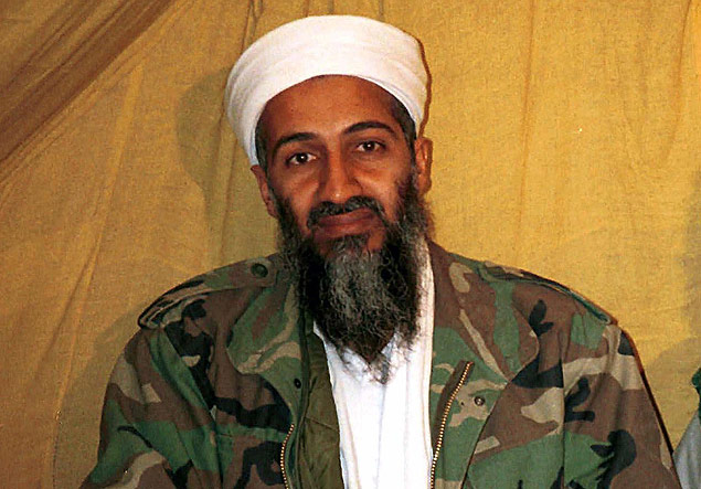 FILE - This undated file photo shows al Qaida leader Osama bin Laden in Afghanistan. U.S. intelligence officials have released more than 100 documents seized in the raid on Osama bin Laden’s compound, including a loving letter to his wife and a job application for his terrorist network. The Office of the Director of National Intelligence says the papers were taken in the Navy SEALs raid that killed bin Laden in Pakistan in 2011. (AP Photo, File) ORG XMIT: WX112