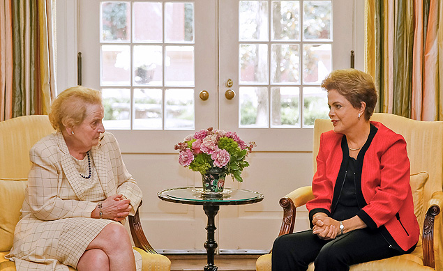 Presidente Dilma Rousseff se reúne com a ex-secretária de Estado dos EUA Madeleine Albright