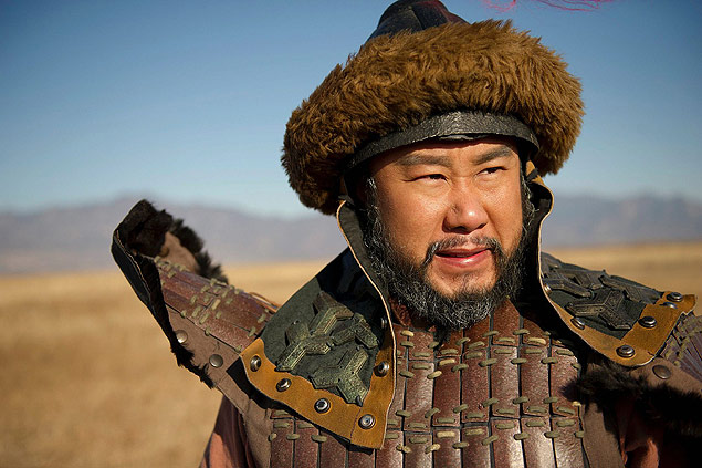 Ator interpreta Genghis Khan na srie "Humanidade: A Histria de Todos Ns", do Discovery Channel