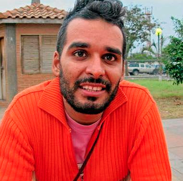 O rapper angolano Luaty Beir�o, uma das 15 pessoas que foram detidas pelo governo do pa�s em junho
