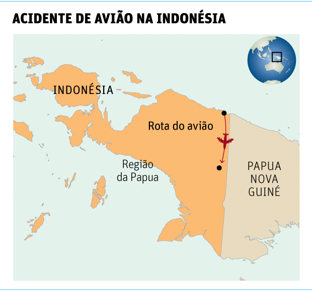Acidente de avio na Indonsia 