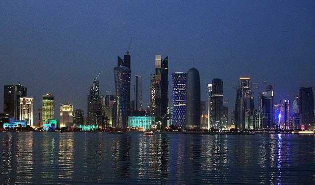 Doha, no Qatar; muitos srios trabalham em pases do golfo Prsico, mas no recebem cidadania