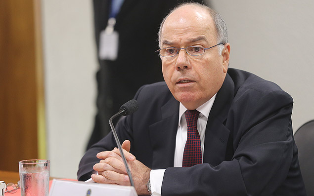 O chanceler brasileiro Mauro Vieira fala na comisso de Relaes Exteriores do Senado Federal no dia 3. 