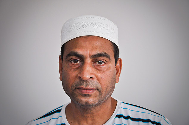 Taslim Ahammed, 53, refugiado de Bangladesh que rodou por trs pases antes de chegar ao Brasil