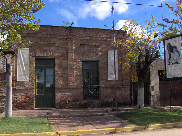 Casa onde nasceu Evita Pern, em Los Toldos, e que abriga um museu