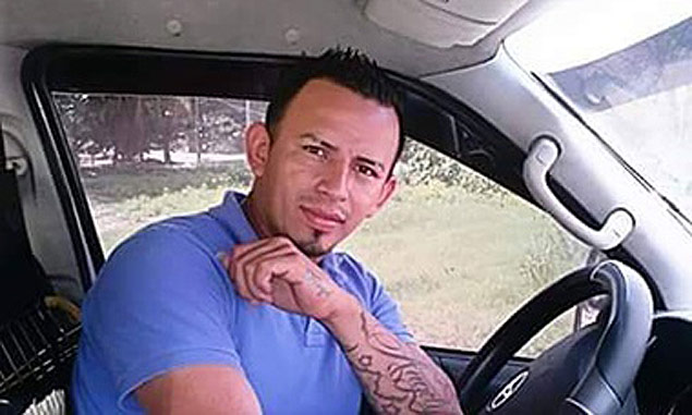 Angel Daz um dia antes de ser assassinado em Honduras