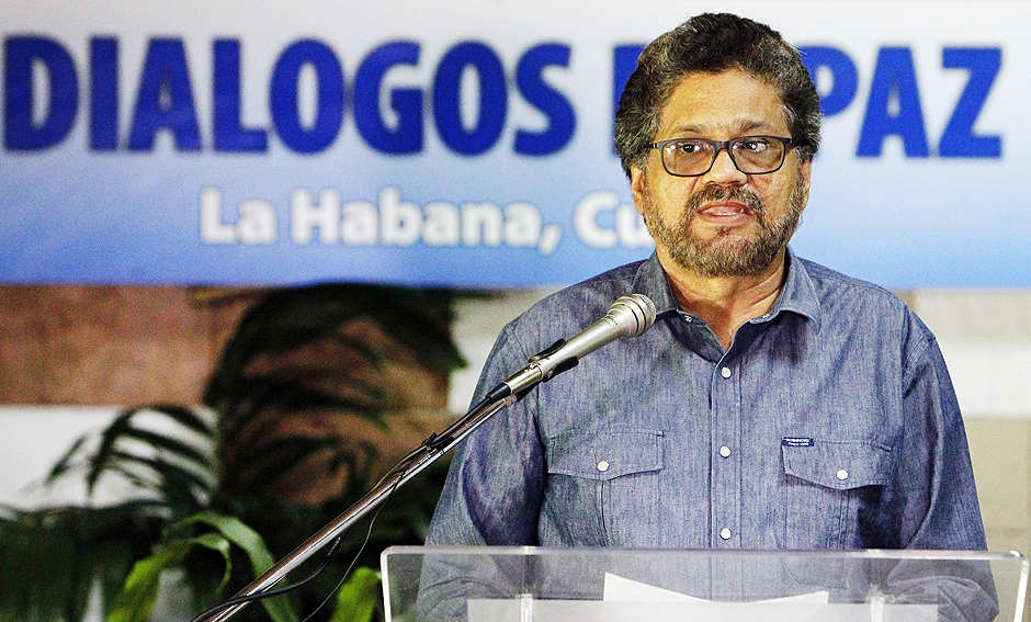 O lder das negociaes de paz das Farc, Luciano Marn ("Ivn Mrquez"), em Habana