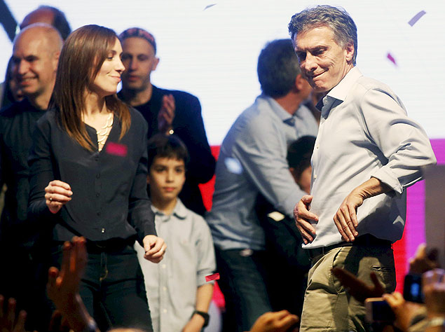 Mauricio Macri, candidato oposicionista � Casa Rosada que foi para o segundo turno