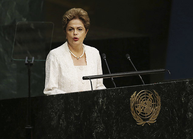 Dilma Rousseff discursa na Assembleia-Geral da ONU; Brasil quitou parcela mnima de dvida