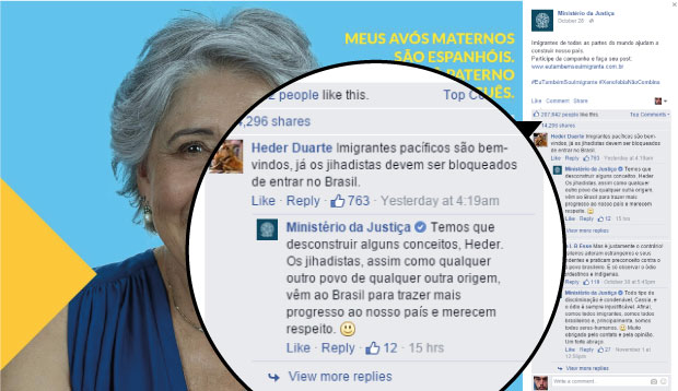 ‘Jihadistas vêm ao Brasil e merecem respeito’