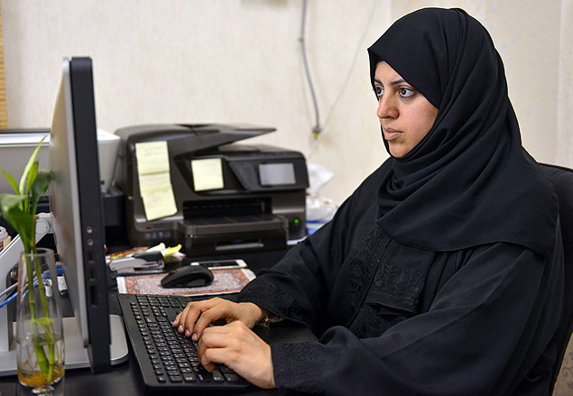 Nasima al-Sadah, candidata em Qatif (leste da Arbia Saudita)