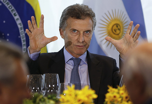 Presidente eleito da Argentina, Mauricio Macri, participa de encontro na Fiesp, em So Paulo