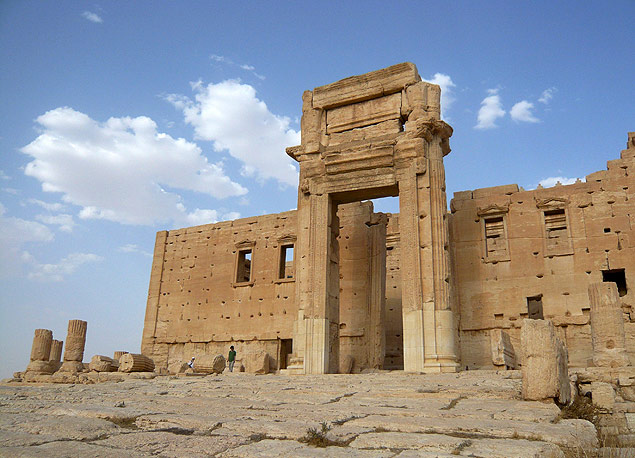 Foto de 2010 mostra o Templo de Bel antes da destruio causada por militantes do Estado Islmico