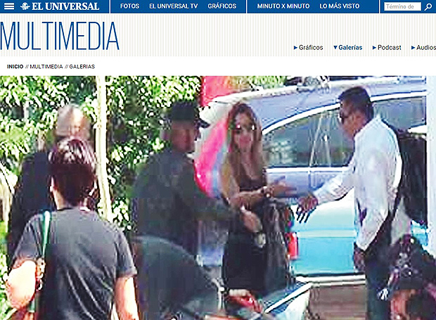 Atores Sean Penn e Kate Del Castillo so fotografados antes de encontro com "El Chapo"