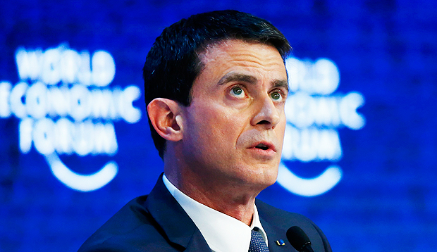 French Prime Minister Manuel Valls attends the session 'The Future of Europe' at the annual meeting of the World Economic Forum (WEF) in Davos, Switzerland January 21, 2016. REUTERS/Ruben Sprich ORG XMIT: CVI360