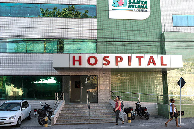 Santa Helena hospital where the first case of infection by Zika virus was detected, in Camaçari, Bahia 