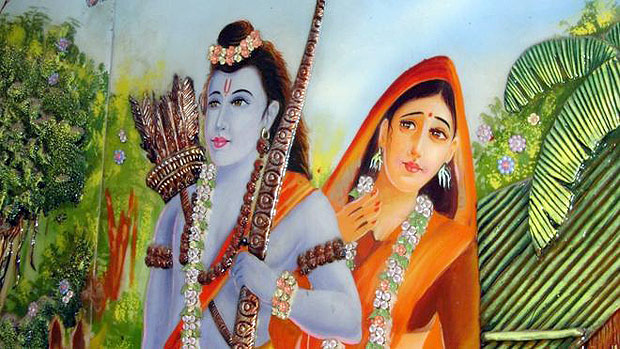 O deus Rama  reverenciado por milhes de hindustas