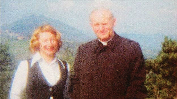 Anna-Teresa Tymieniecka e o ento cardeal Wojtyla em 1977